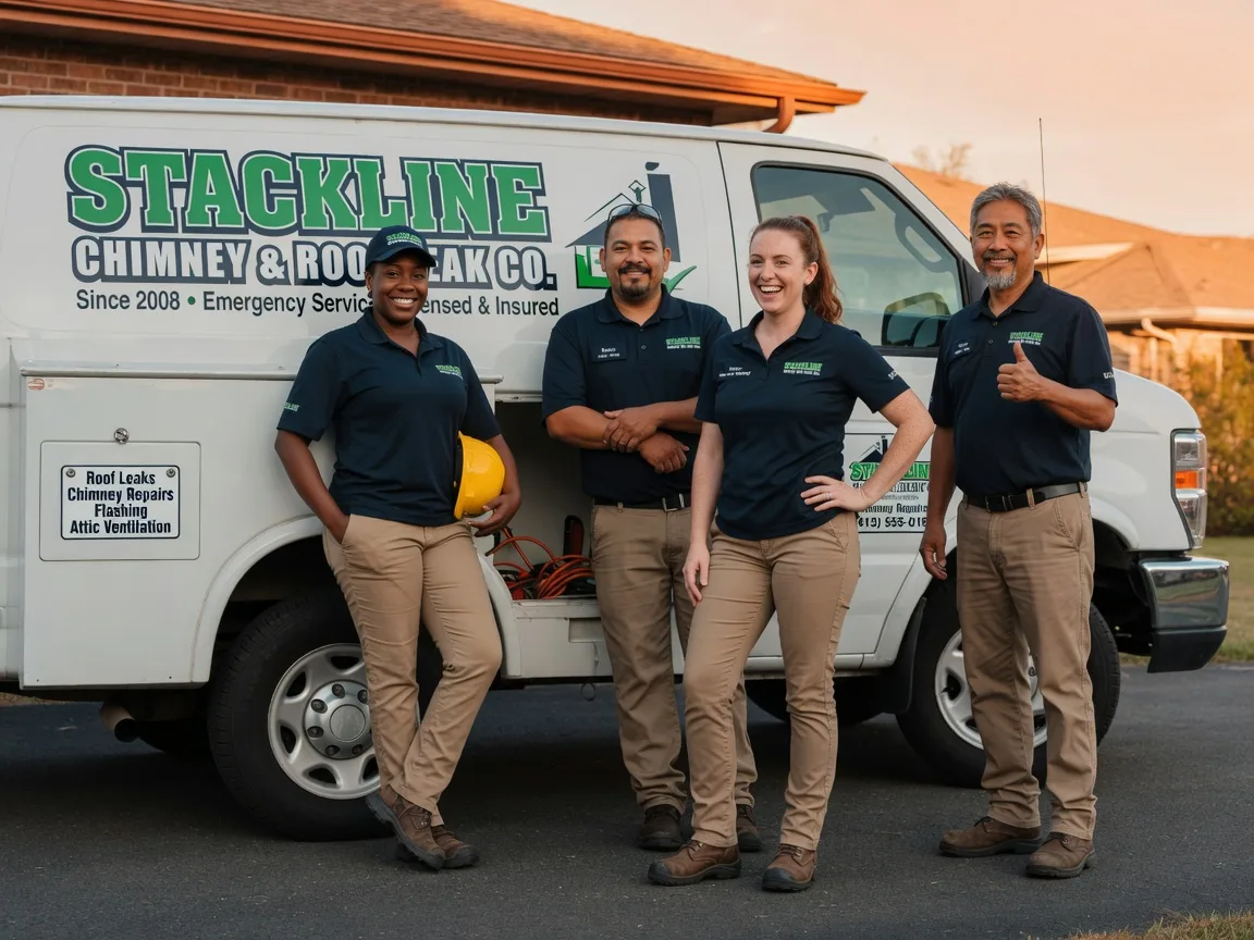 Chimney flashing repair company in Ponca, AR